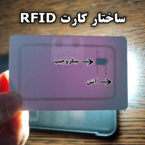 کلید کارت ار اف ای دی ساختار کارت RFID